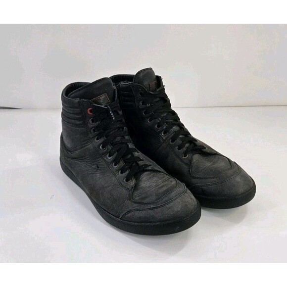 tcx x-groove WP black sneakers mens motorcycle biker hi tops leather ankle guard main image 4